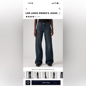 Levi’s Low Loose Jeans